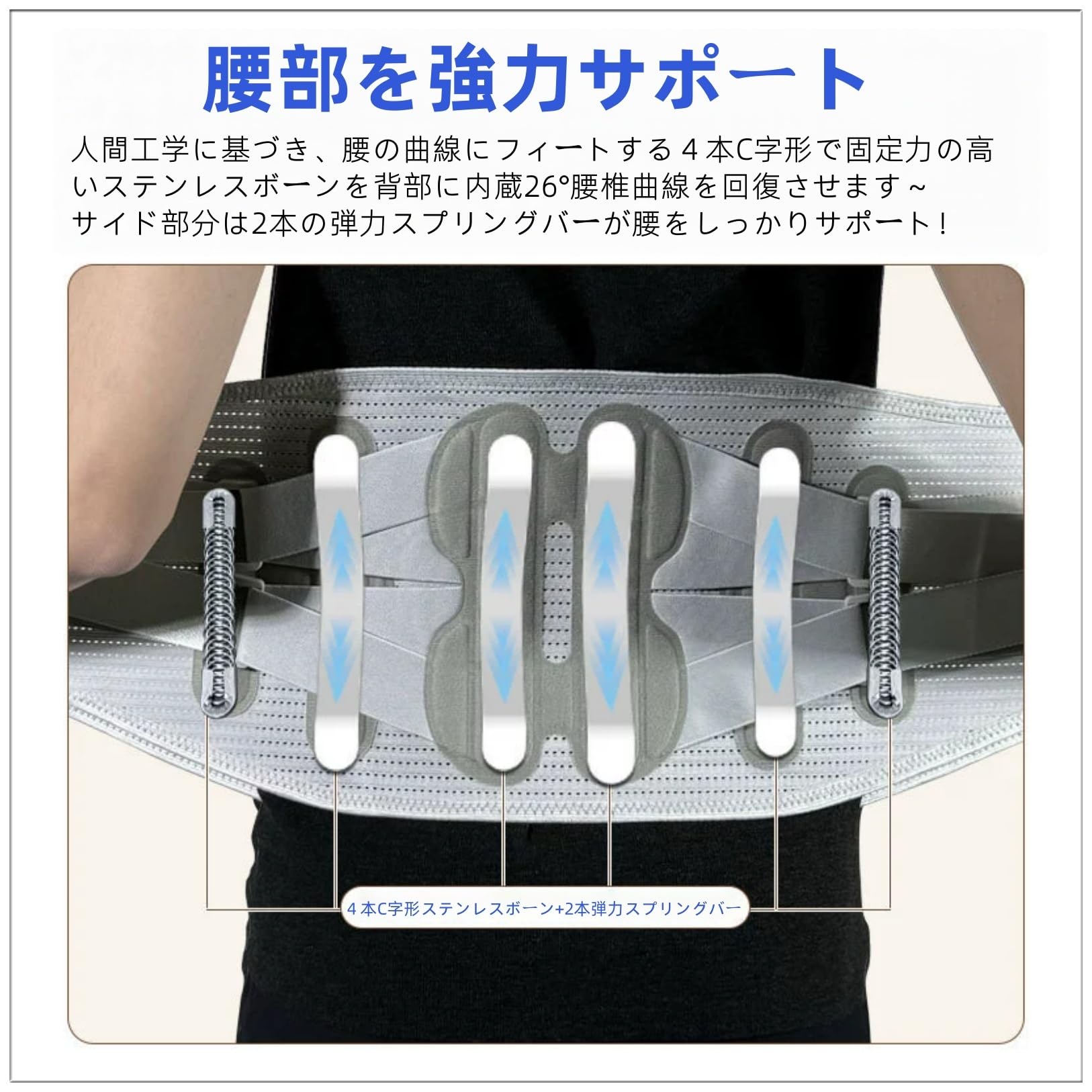 腰痛サポート Amazon | IPPON 腰 サポーター 腰痛ベルト 腰ベルト コルセット 女性用