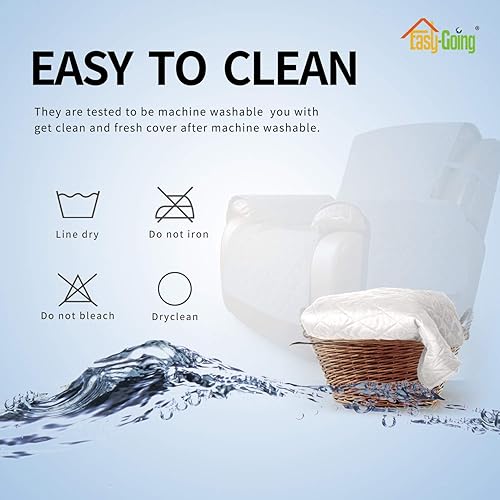 Miniatura 203 de Easy-Going - Funda reversible para sofá, resistente al agua, con varillas de espuma y correas elásticas, protector de muebles para mascotas y perros