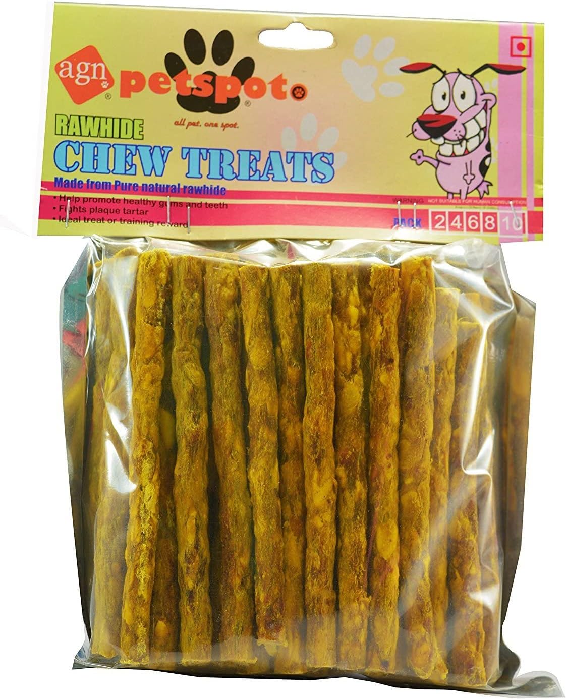 AGNpetSpot Chicken Munchy Sticks | Easily Digestible Rich Of High Proteins | Dog Treat - (500G),Adult, 1 Count