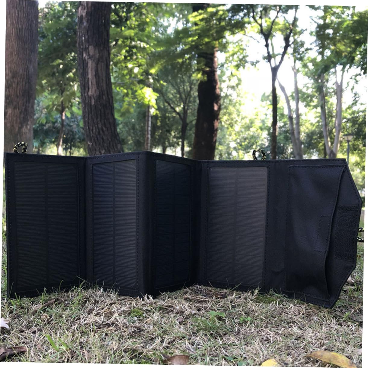 Panneau Solaire Monocristallin 10w 5v/10a, Charge Mobile Portable Noir