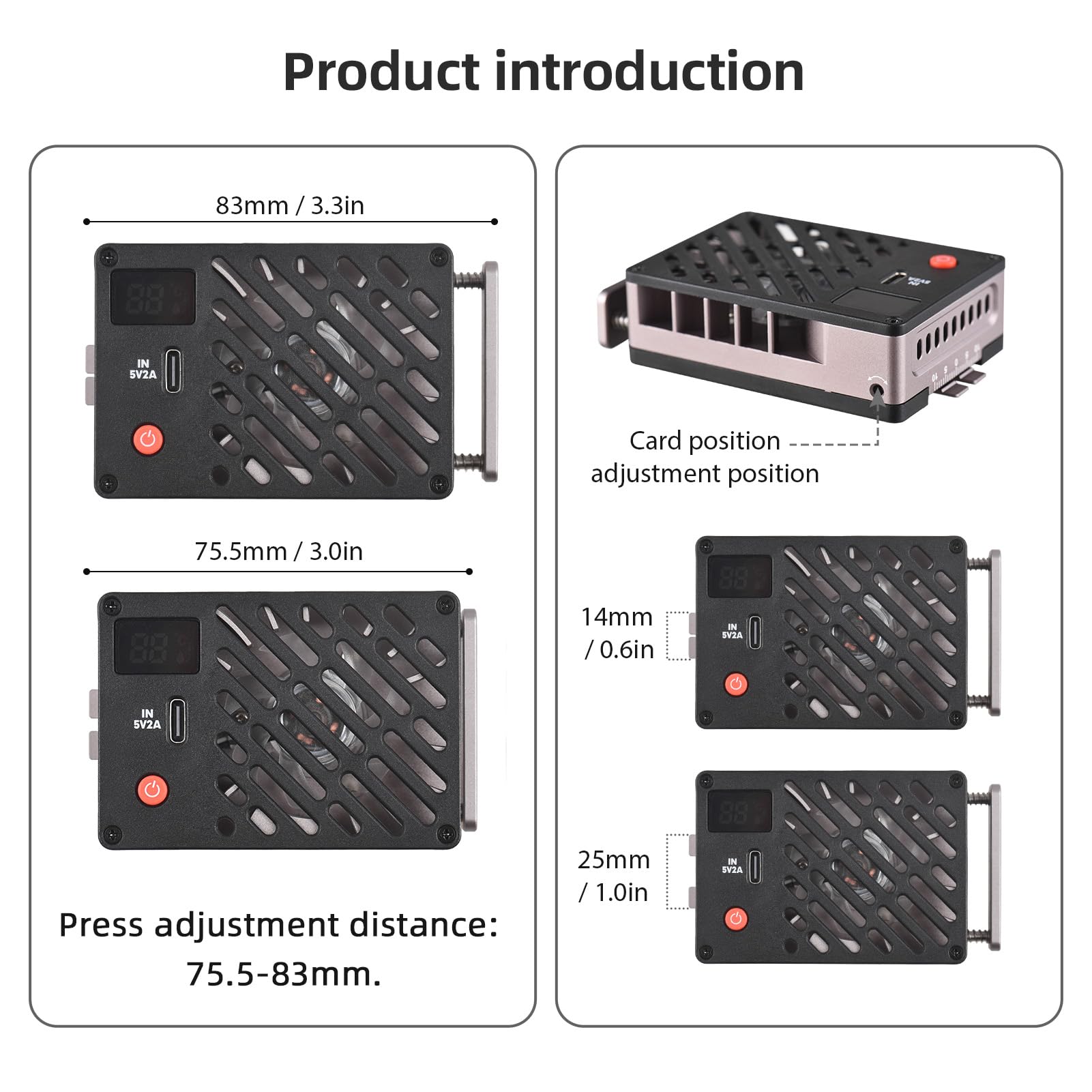 Refroidisseur De Caméra Ventilateur De Radiateur Intelligent Pour