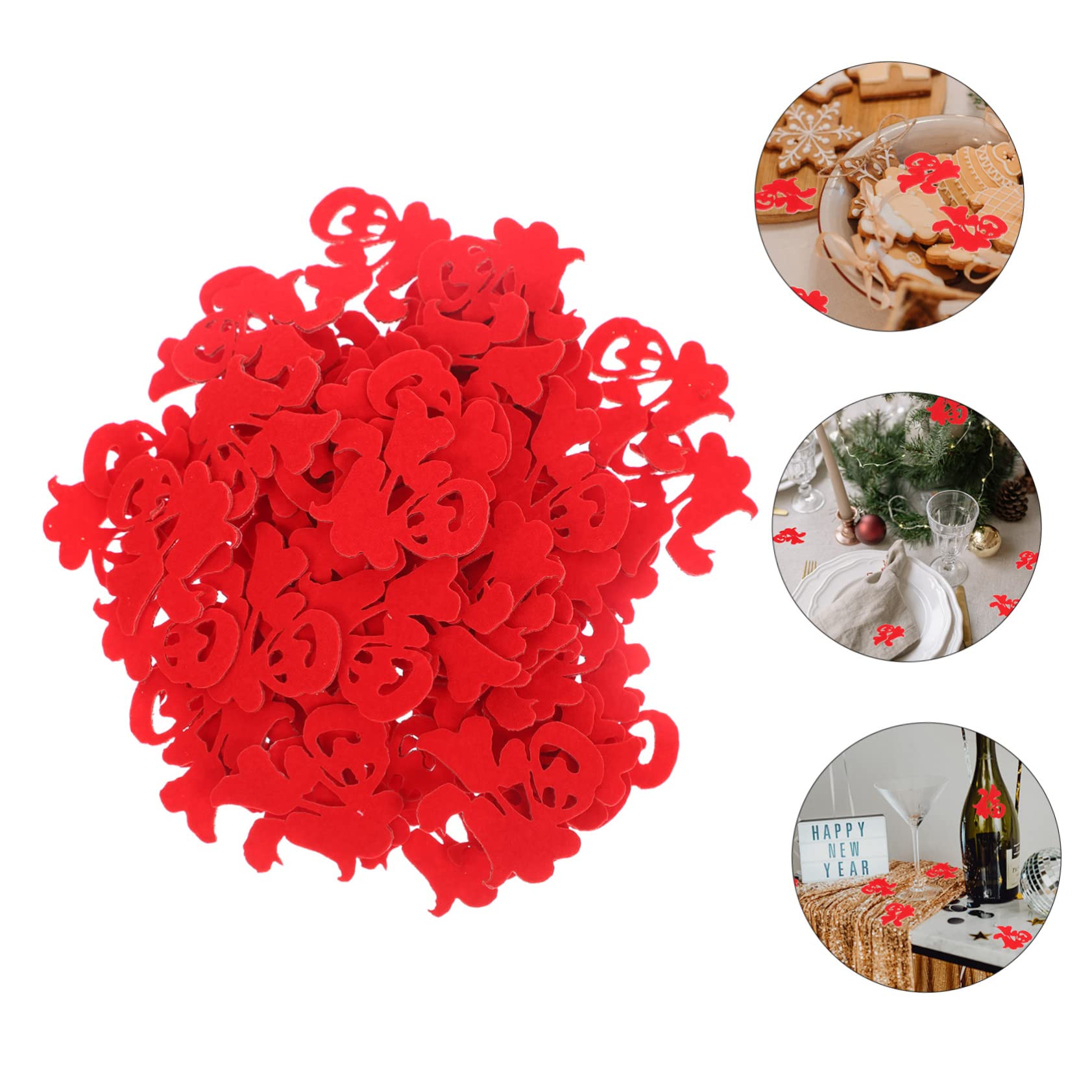 IMIKEYA 500 Stk Dekoration des neuen Jahres chinesische Streuung chinesische Dekorationen chinese new year chinesisch Hochzeitsdekorationen Popcorn-Dekorationen Party-