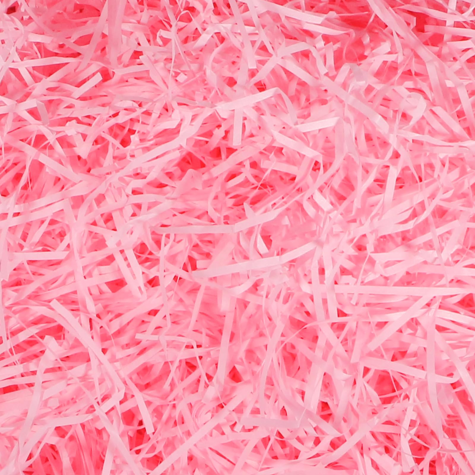 Geukmun 100g Pink Shredded Tissue Paper for Gift Boxes & Hampers, Soft Hamper Filling Packaging Filler, Shreds Stuffing Paper for Baby Shower Birthday Party Basket Filler