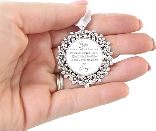 Personalised Flower Girl Wedding Charm, Bouquet, Poem, Wedding Flower, Gift, Keepsake, Bridal Charm, Bridesmaid Gift, Something Old