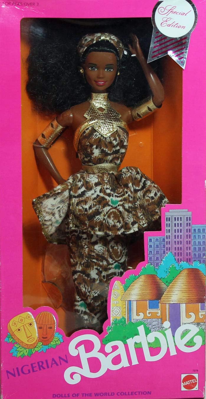 Mattel Nigerian Barbie 1989 Dolls of The World Collection