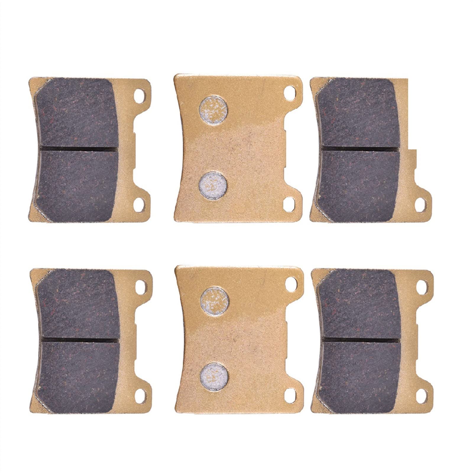 Cyleto Plaquettes de frein avant et arrière pour Yamaha XVZ1200 Venture 1983-1985 / XVZ 1200 Venture Royale 1985 / V-MAX VMAX 1200 VMX1200 1985-1992