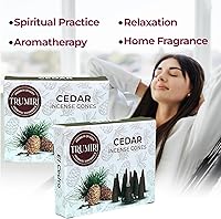 Vista 182 de TRUMIRI Copal Incense Cones - Total 20 Cone Incense - Dual Pack of 10 Insence Cones - Incense Cones Scented - Cone Incense Scents - Insense Cones