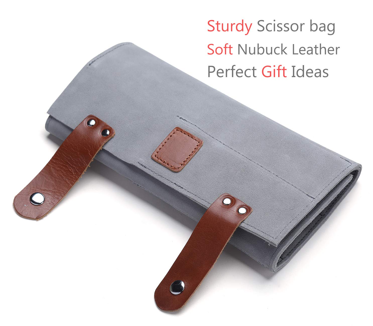 Custodia porta forbici per parrucchieri e saloni di bellezza, 12 tasche