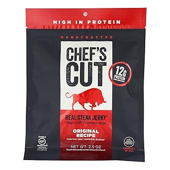 Chef's Cut Real Steak Jerky Original Recipe, 2.5 Ounce