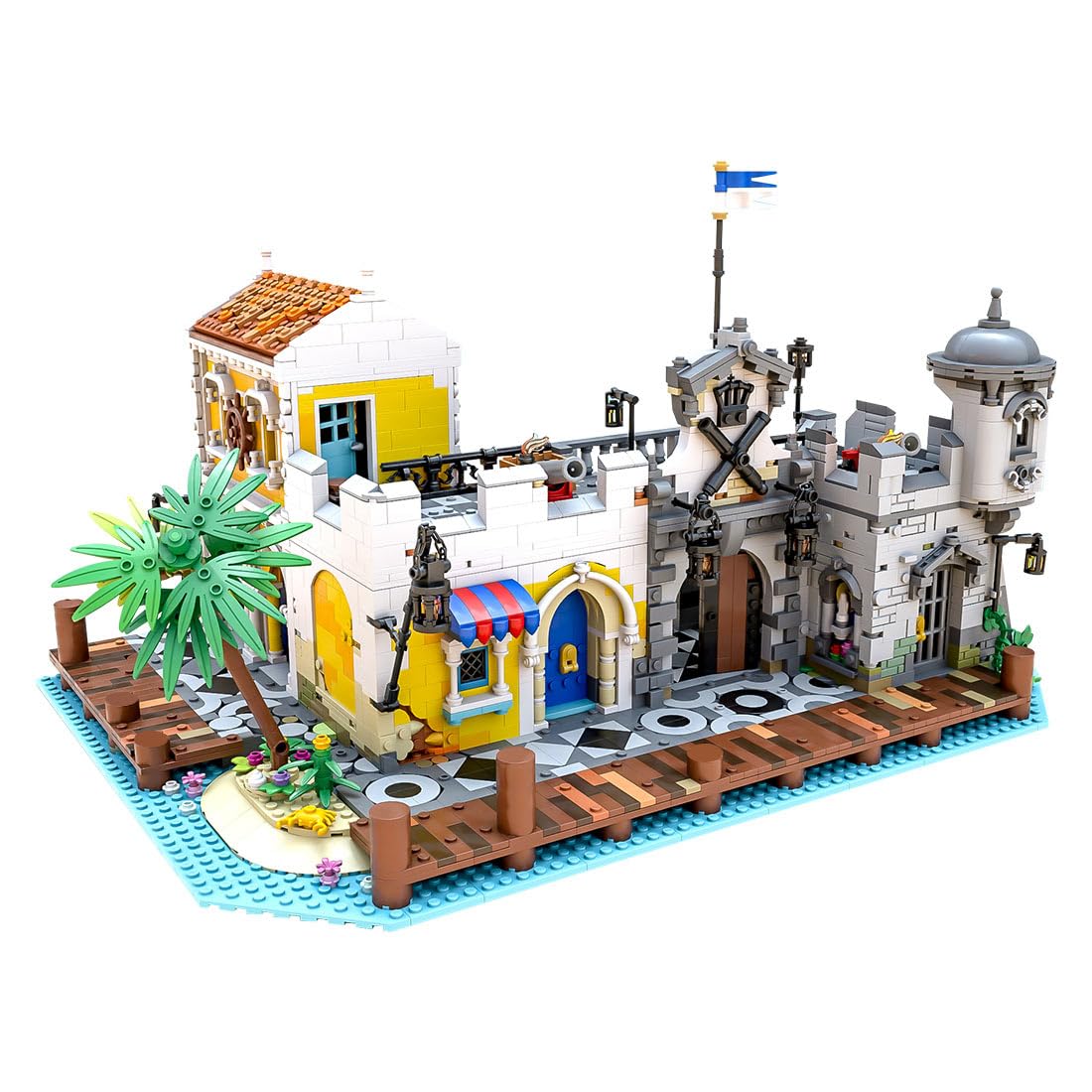 Juego de construcción de Bloques de construcción de Arquitectura, 3897 Bloques de sujeción para casa, MOC-108172 Modular casa maqueta, construcción Modular, Regalo para Adultos