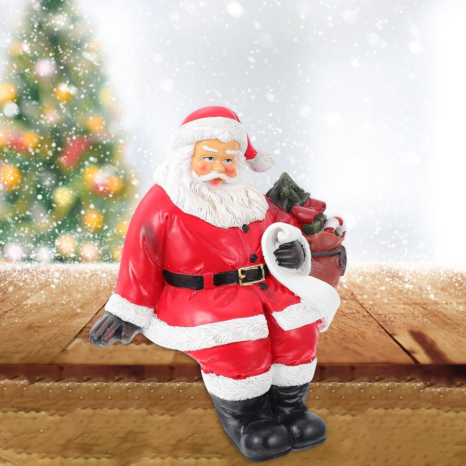 Weihnachtsmann Handtasche Baby Puppe Kinder Schreibtisch Top Weihnachtsmann Puppe Figur Weihnachten Party Ornament Weihnachten Weihnachtsmann Tischfigur Weihnachtsmann