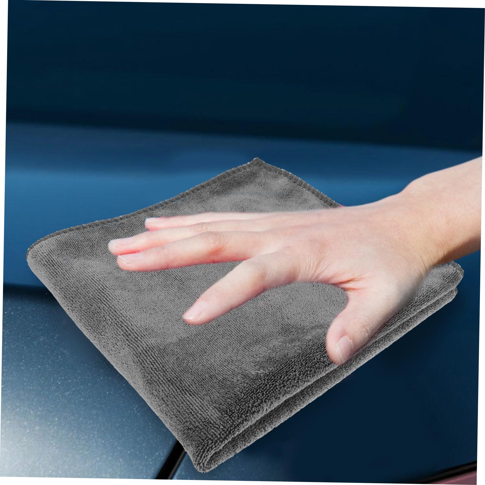 Paños de Microfibra Absorbentes y Reutilizables Diseño Multifuncional y Secado Rápido Paquete de 12 Unidades para Limpieza de Coche y Hogar