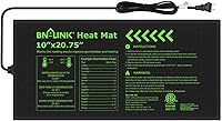 BN-LINK 10x20.75" Waterproof Seedling Heat Mat - 70-85°F Warming Pad for Seed Germination, Propagation, Indoor Gardening, Hydroponics, ETL Listed