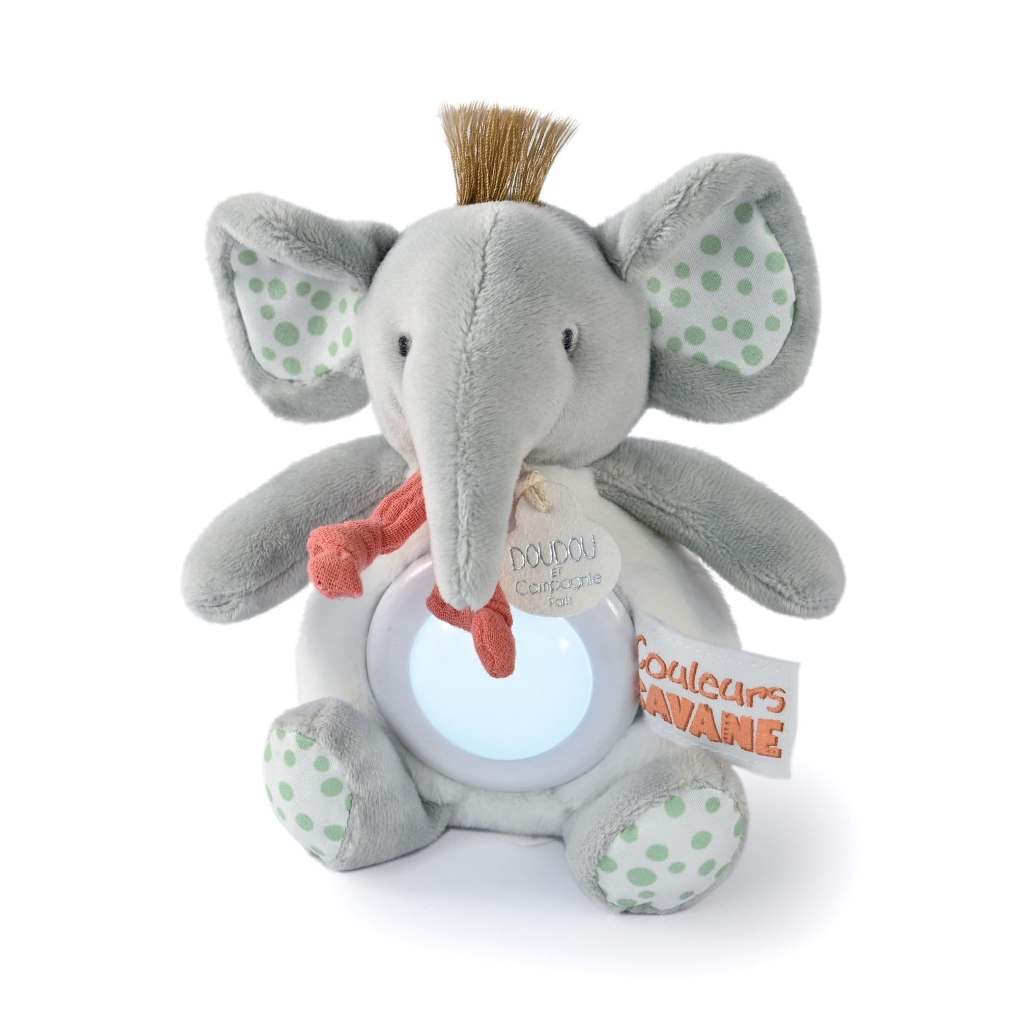 Doudou et Compagnie DC4080 - Luz Nocturna de Elefante, 15 cm, Regalo de Nacimiento