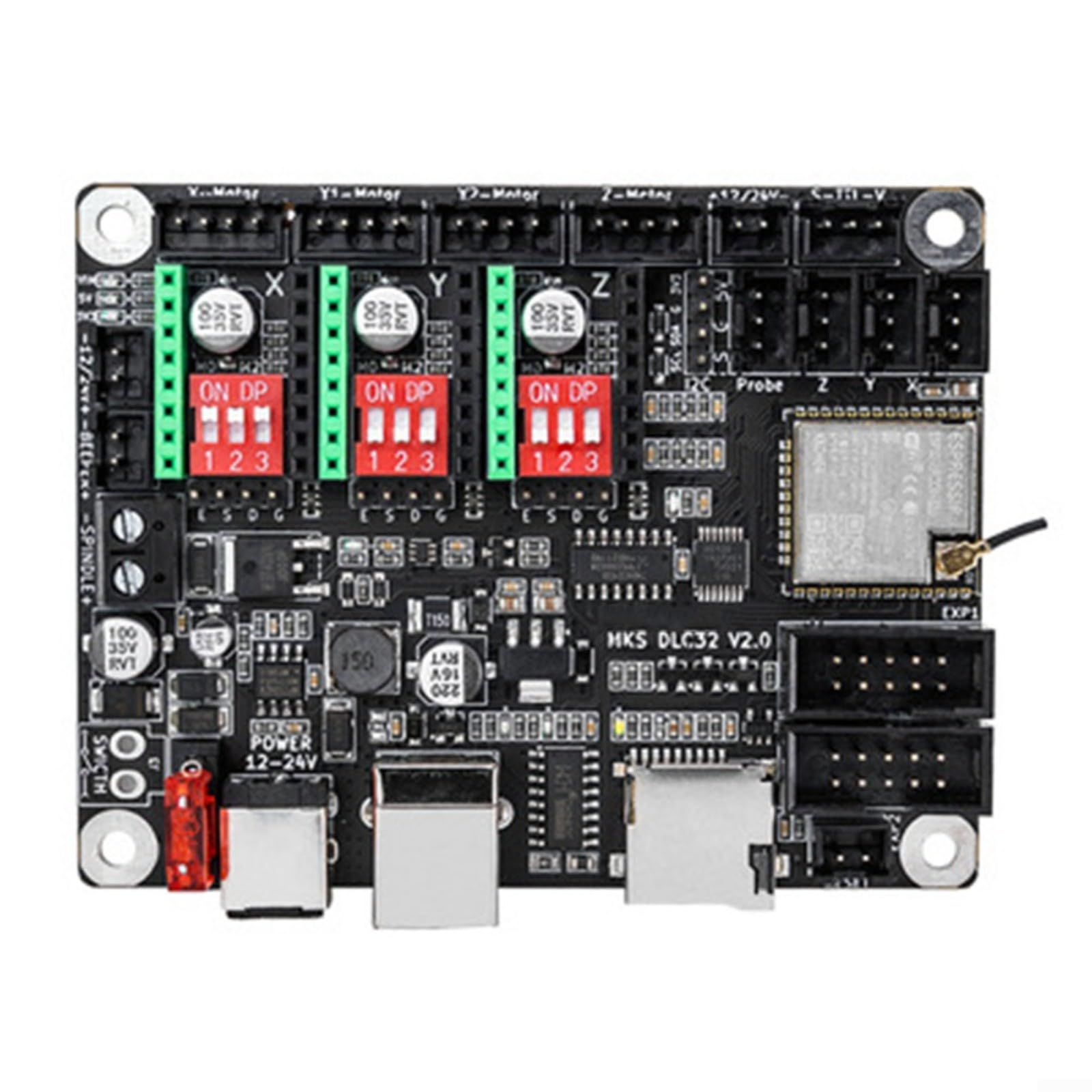 MKS-DLC32 V2.1 Carte mère 32 bits contrôleur hors ligne WiFi TFT écran tactile pour machine de gravure laser