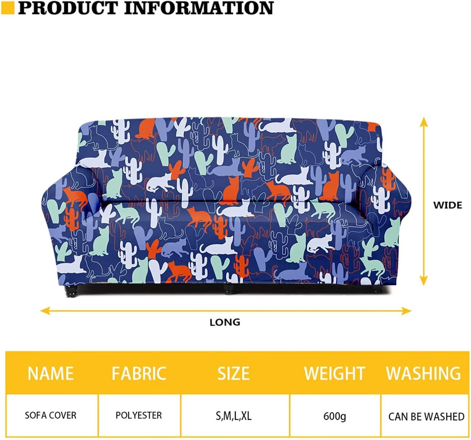 Suobstales Vintage Rose Print Elastic Sofa Cover Forest 3 Seater Sofa Slipcover 3-Piece Couch Covers Washable Furniture Protector Armchair Cover Home Decor, Size L