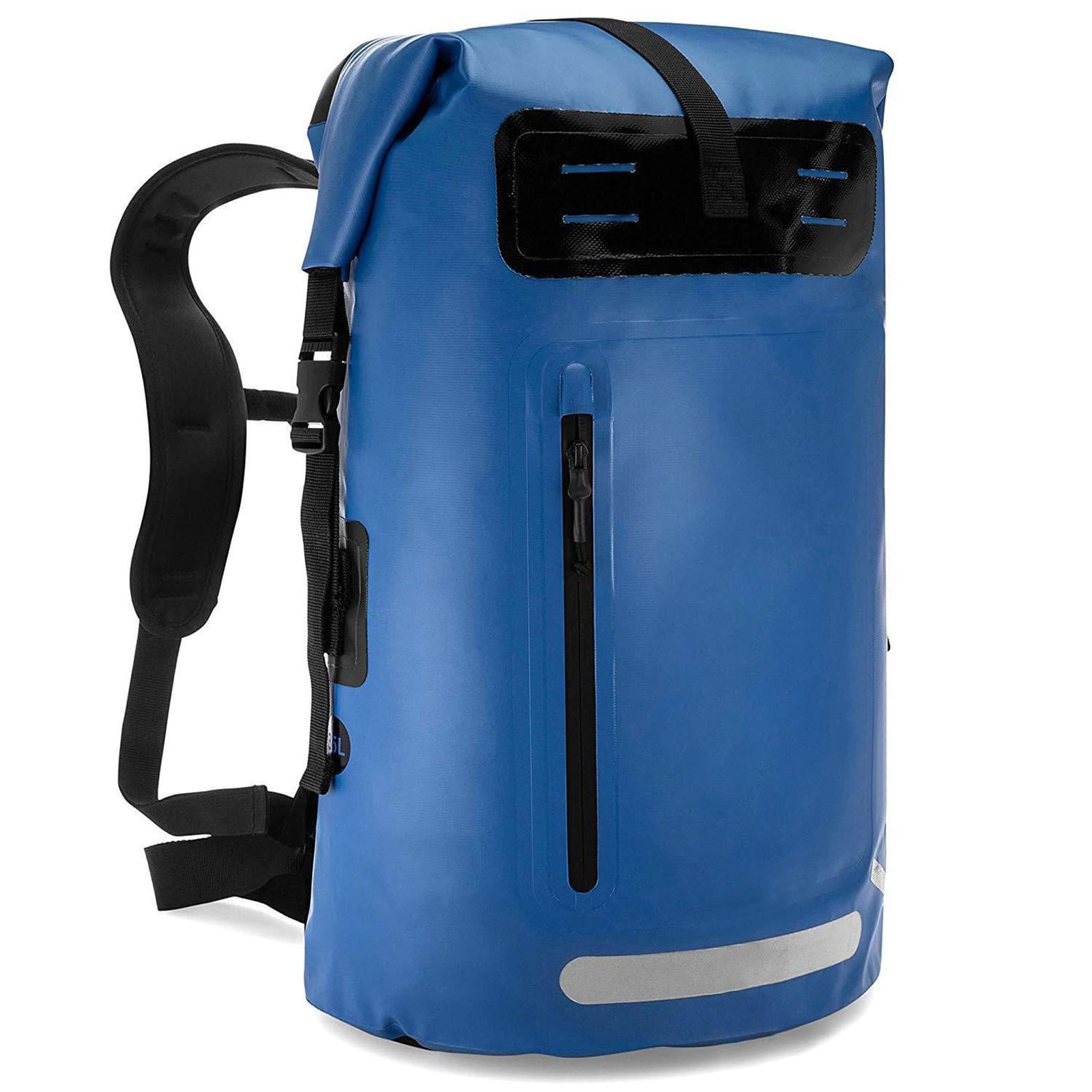 Bnineteenteam Roll Top Dry Bag, Roll Top Zaino con custodia per telefono per mantenere l'attrezzatura da kayak asciutta (blu)