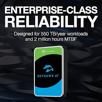 Amazon.com: Seagate Skyhawk AI 12TB Video Internal Hard