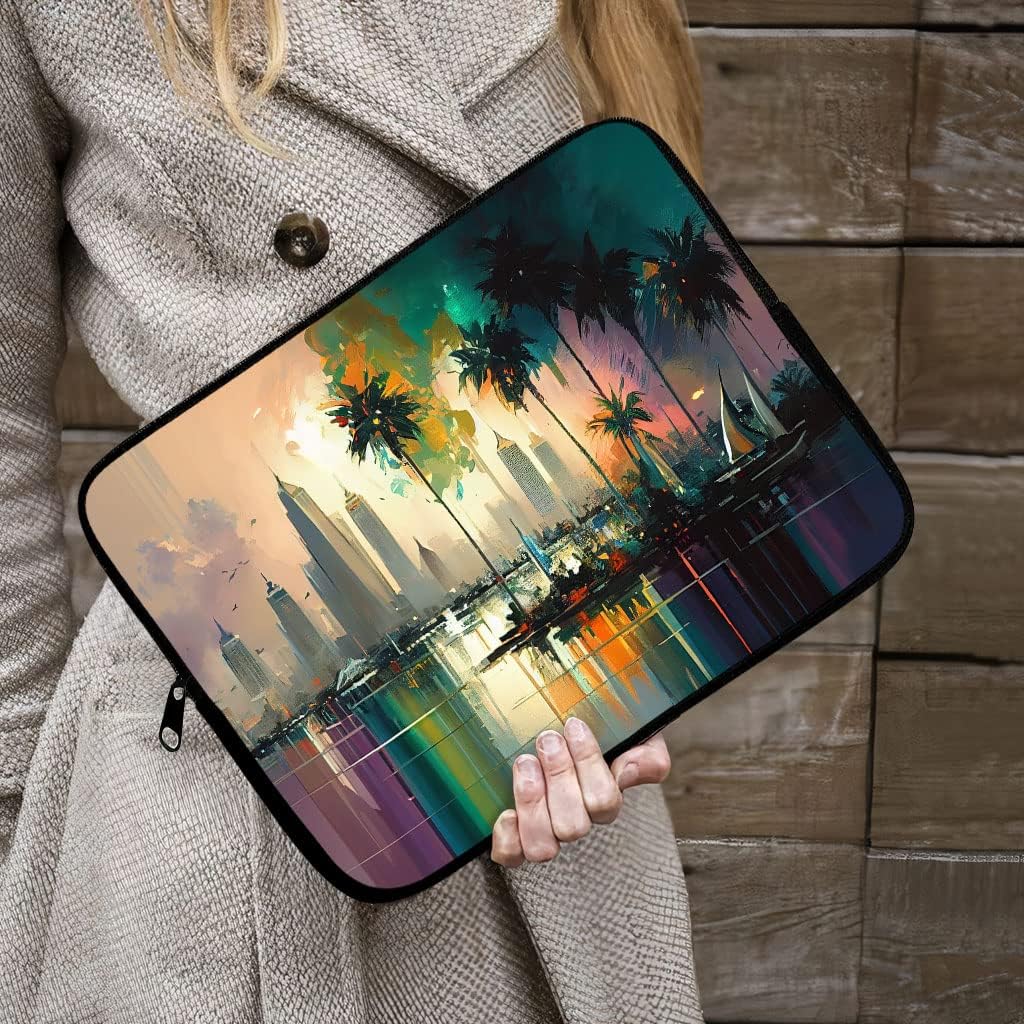 New York Design iPad Sleeve - Print Tablet Sleeve - Art Carrying Case - 10 inches