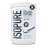 Isopure Collagen Peptides Powder, Promotes Hair, Nail, Skin and Joint Health, with Vitamin C and Biotin, Unflavored, 20g Collagen Peptides Per Serving, 11.36 Oz, 14 Servings (Packaging May Vary)