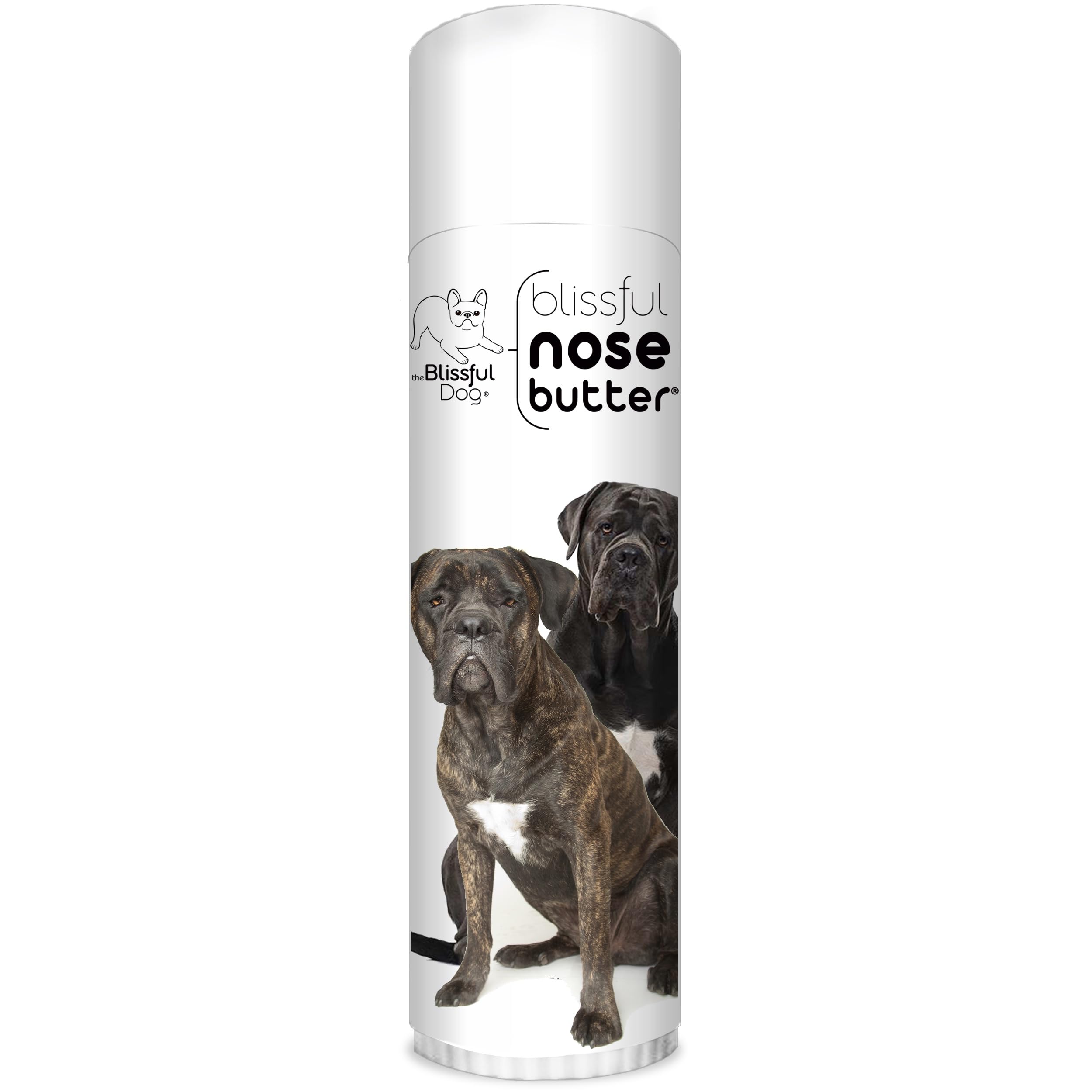 The Blissful Dog Cane Corso Nose Butter for Dry, Cracked Skin, Lick-Safe Dog Nose Balm with Moisturizing Shea Butter, Almond, Olive, and Essential Oils, Pet Supplies, Uncented, 0.50 oz.