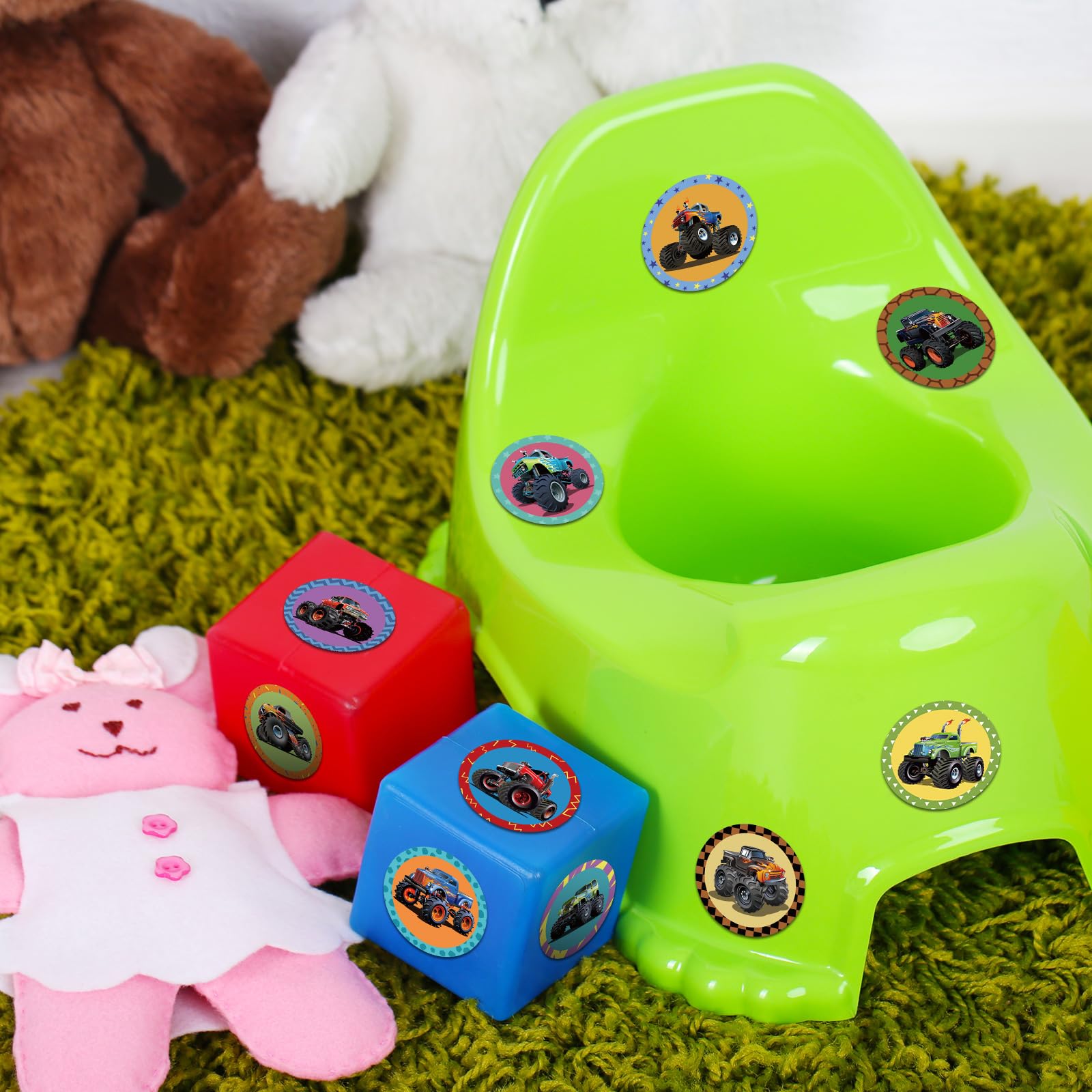 20 Pcs Farm Animal Potty Training Stickers Dinosaur