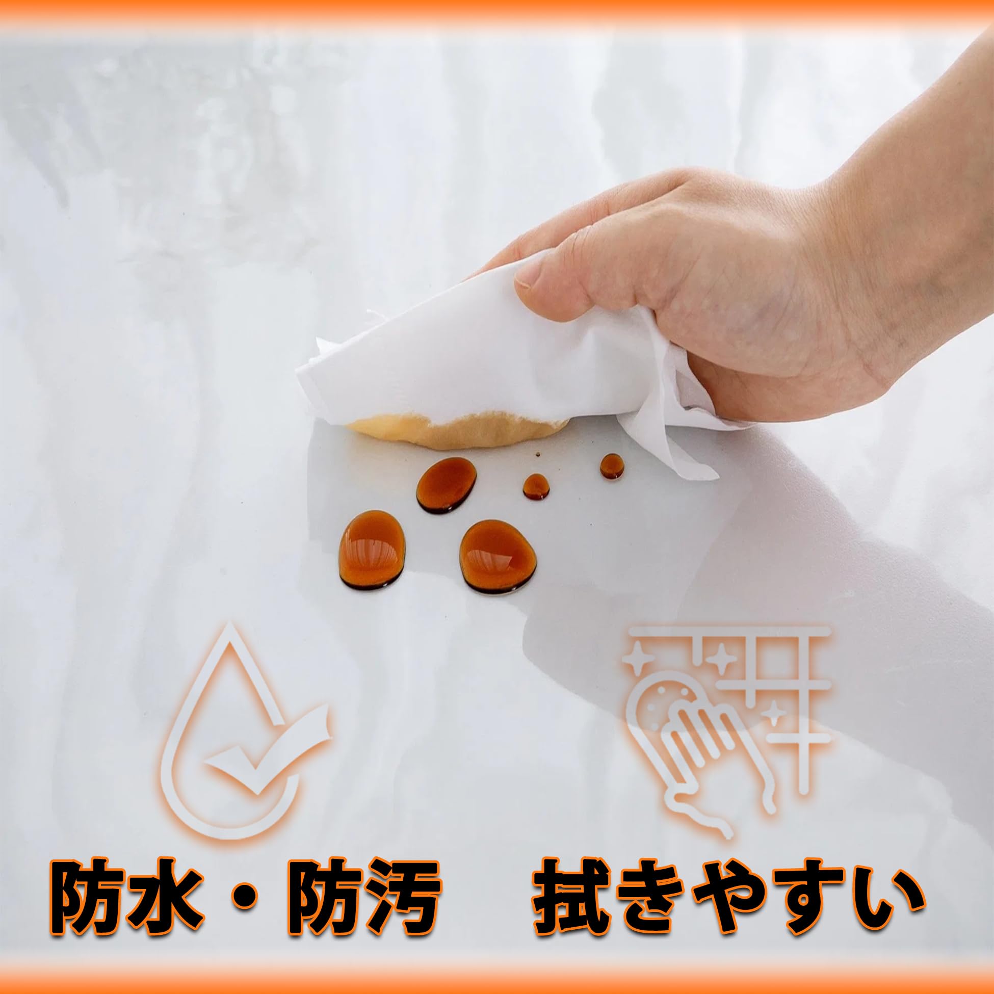 円卓 ダイニングテーブル 直径110cm × 高さ66cm 専用透明保護マット付 円卓 ダイニングテーブル 直径110cm × 高さ66cm 専用透明保護