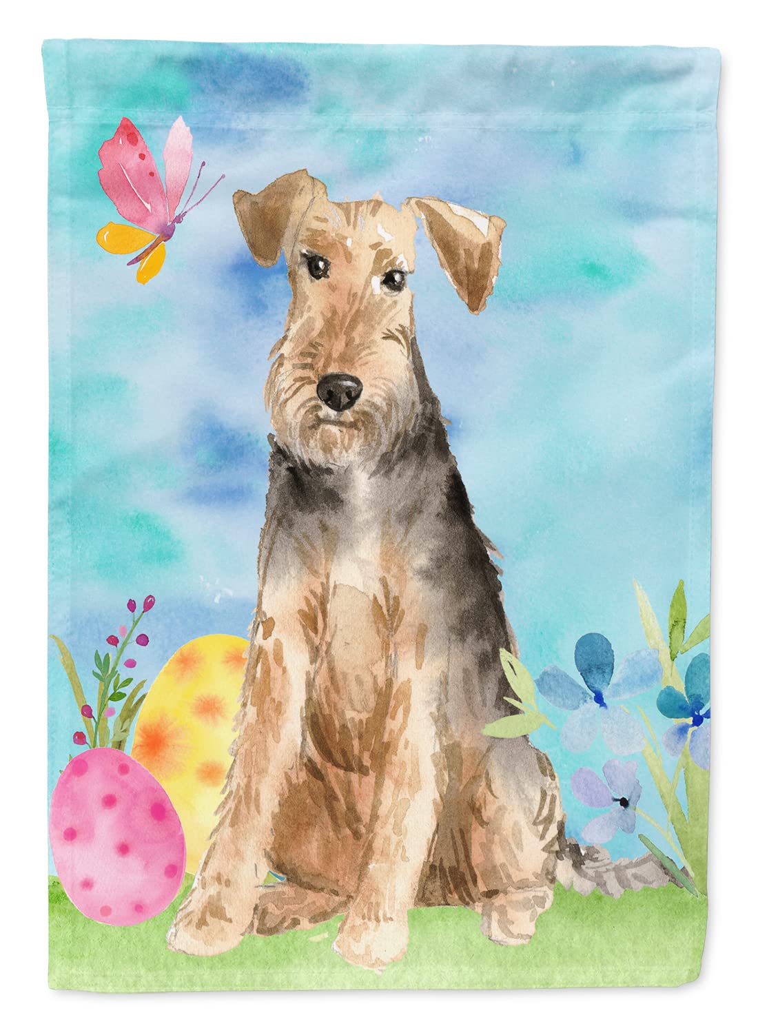 Drapeau Welsh Terrier Pâques Caroline's Treasures le cadeau idéal pour amateurs de chiens