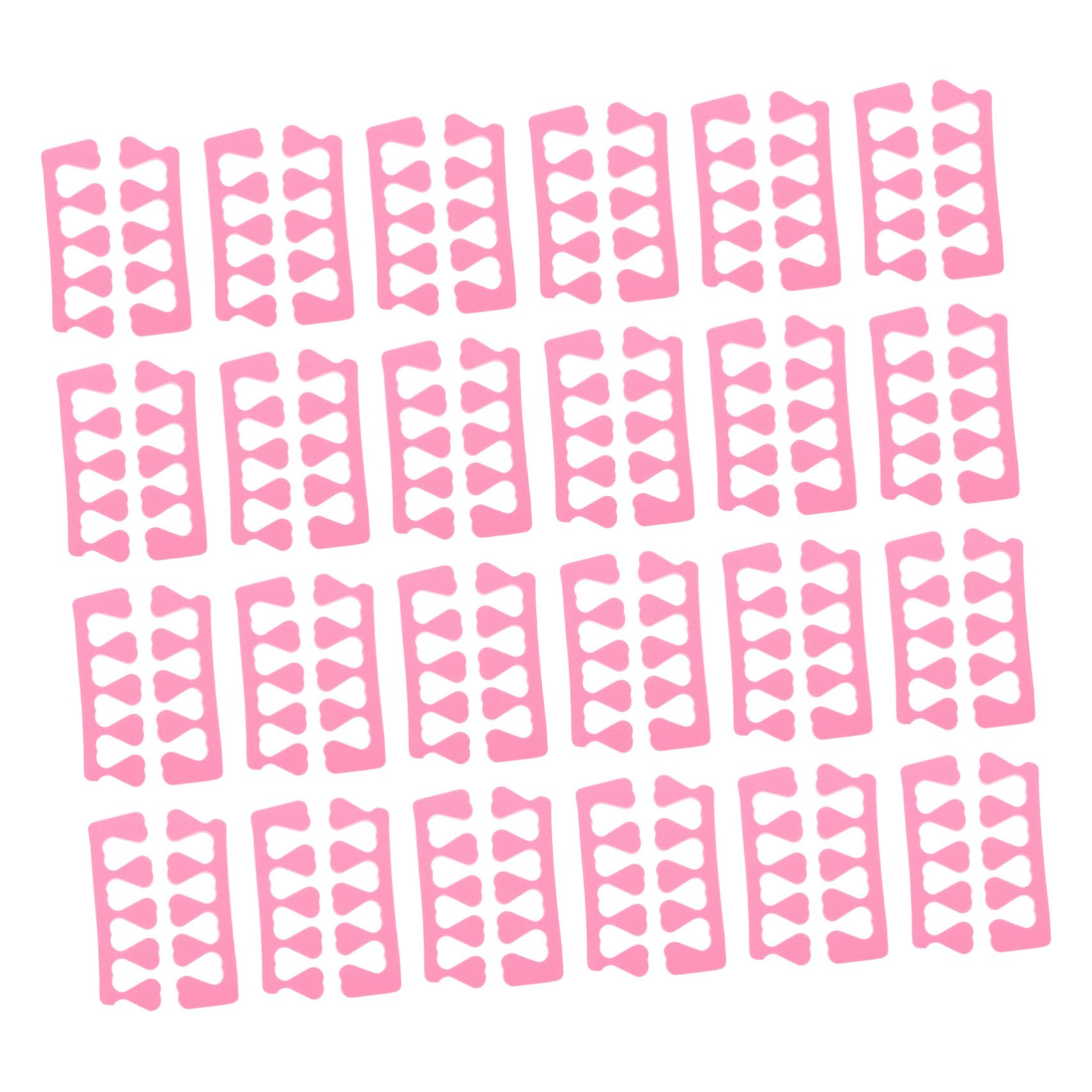 Healeved 100pcs Toe Separators Toe Separator Kit for Manicure for Women for Nail Art Easy to Use