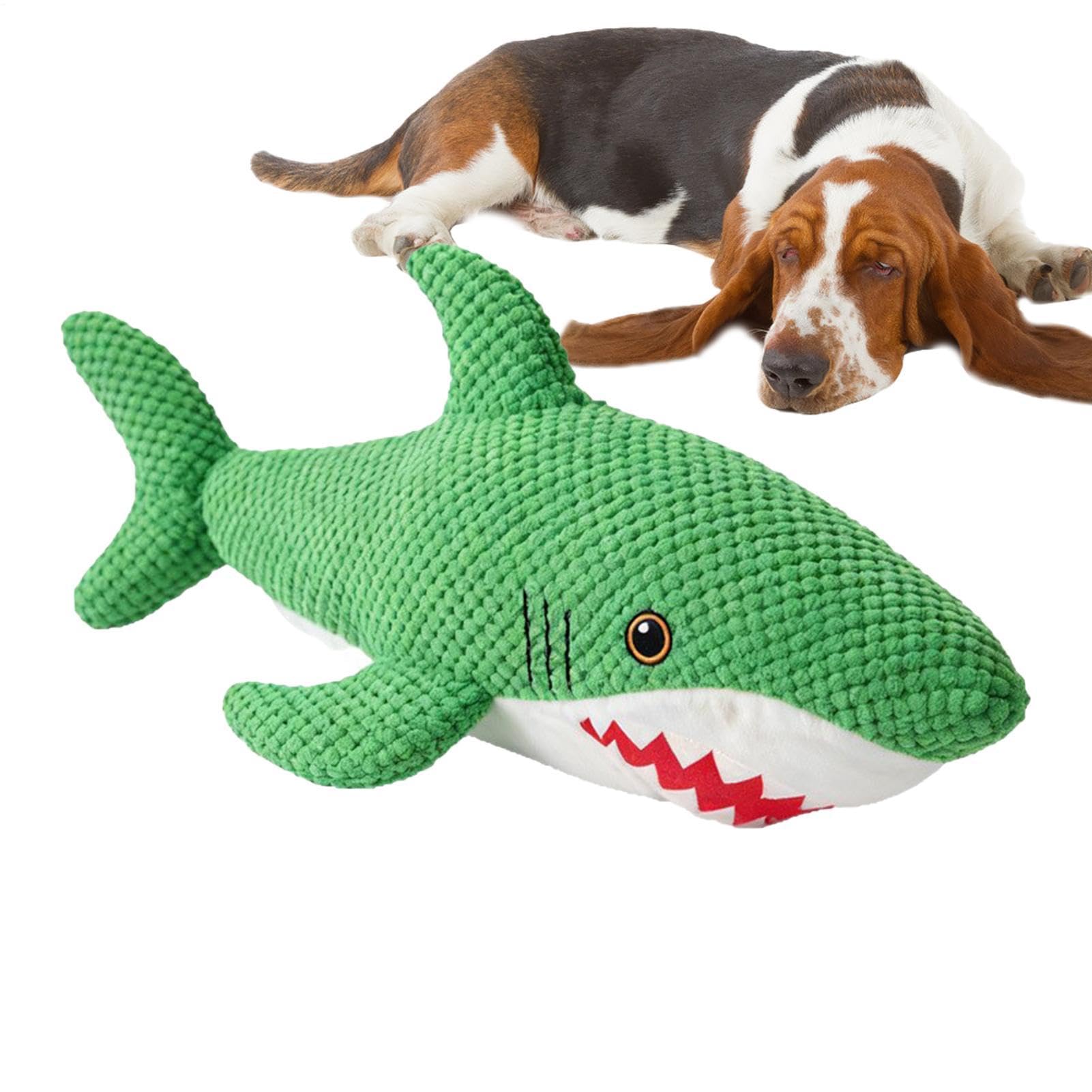 Jouet pour chien pour mordeur agressif Peluche Verte avec Couineur Intégré
