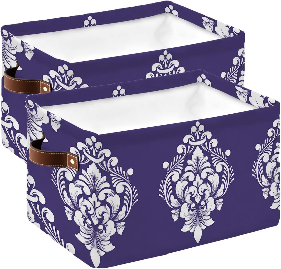 Storage Baskets for Shelves, Foldable Rectangle Storage
