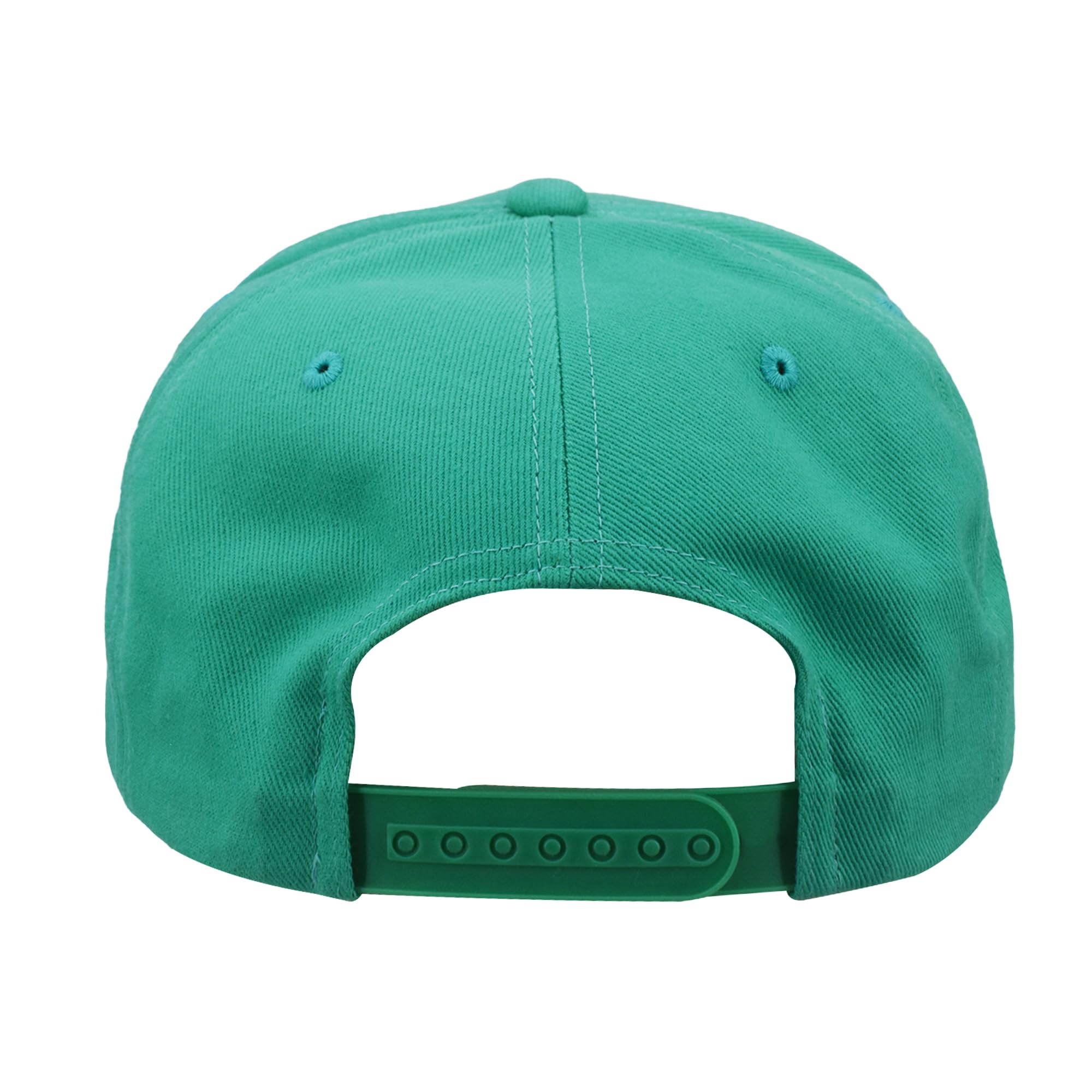 Adventure Time Baseball Cap, BMO Adjustable Skater Snapback Hat with Flat Brim, Teal, One Size