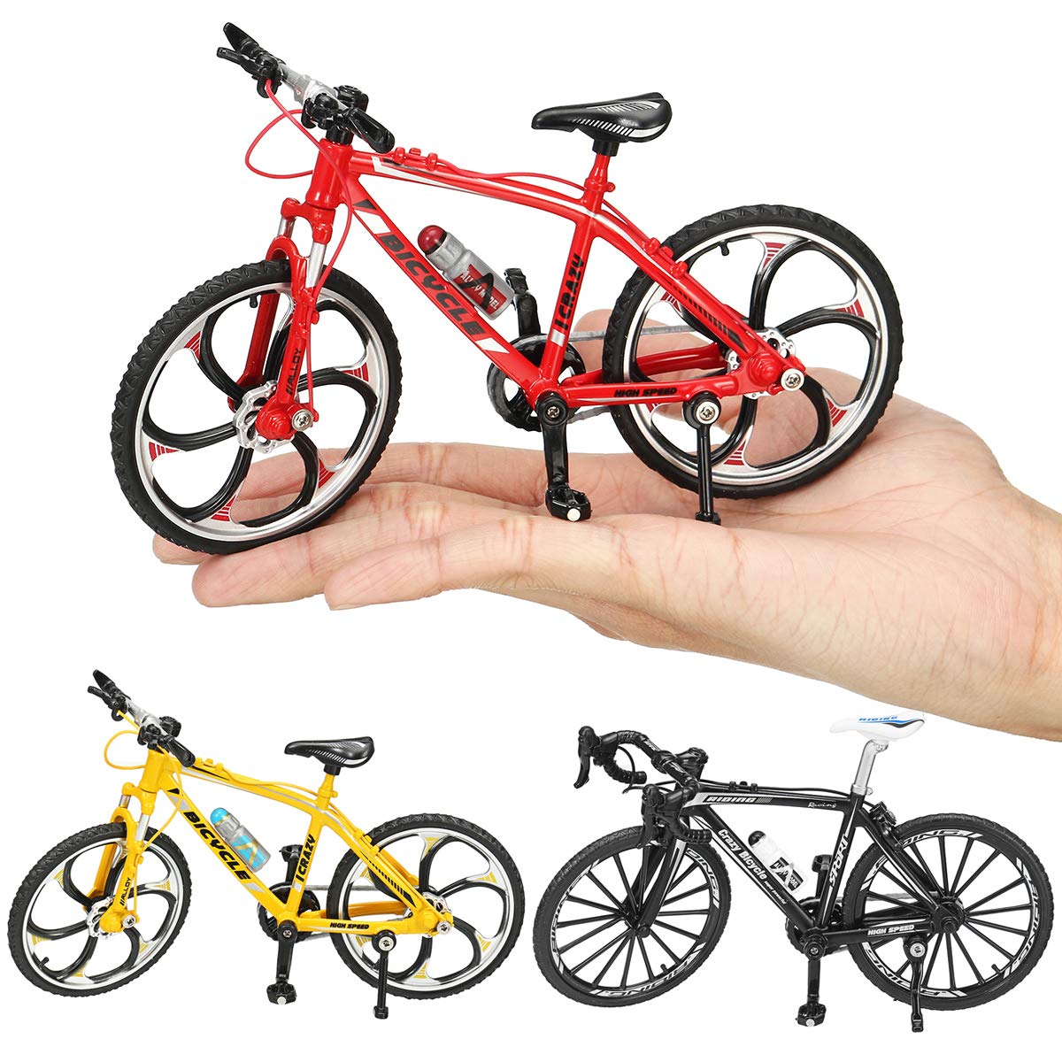LaDicha 1:10 Diecast Bicycle Model Toys 