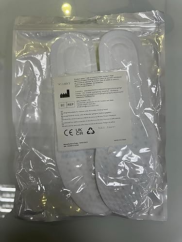 Miniatura 15 de WLLHYF 1 par de plantillas de espuma viscoelástica para zapatos, insertos de absorción de impactos, soporte de arco, plantillas deportivas,