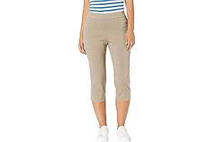 Briggs New York Women's Pull On Capri Jeans