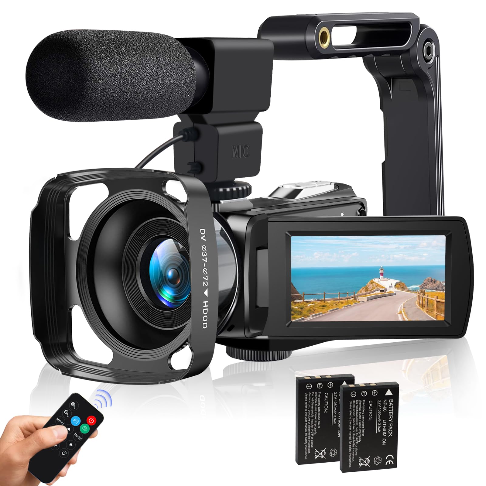 Amazon.com : lovpo Camcorder Video Camera 4K 48MP HD Camera