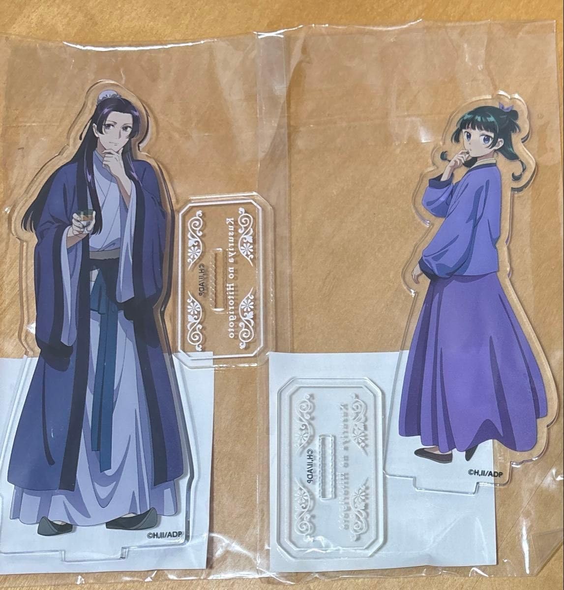 薬屋のひとりごと スイパラ アクリルスタンド 猫猫 壬氏 2個 薬屋の