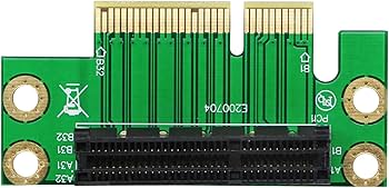 ⭐️4個入PCIEライザー1X~16Xグラフィック拡張温度センサー付 パソコン