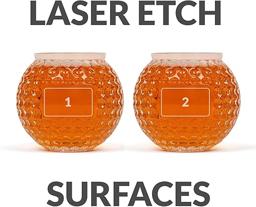 Miniatura 7 de Vasos de whisky de golf personalizados, juego de 2, únicos, hechos a mano, duraderos y divertidos, accesorios para beber golf de 10 onzas cada uno y