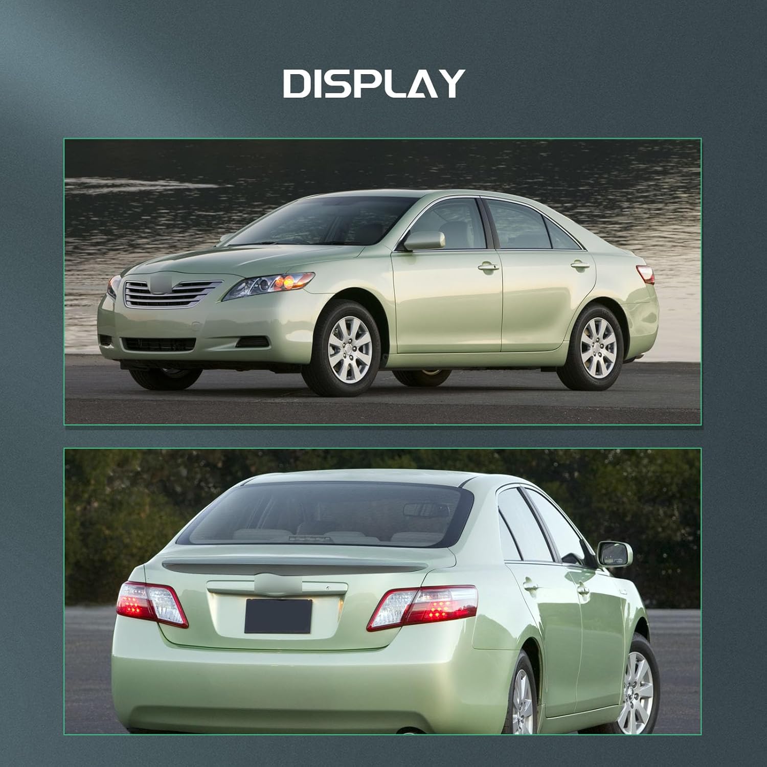 SCITOO ABS Black Rear Trunk Spoiler Wing Exterior Accessories Styling Kits Replacement for Toyota Camry 4-Door Sedan 3.5L SE