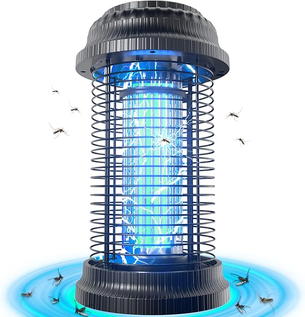 PALONE Mosquito Killer 4500V 20W Multifunctional Bug Zapper to Attract Mosquitoes, IPX4 Advanced Waterproof, ABS Plastic + Metal Body, Suitable for Mosquitoes, Houseflies, Bedroom, Garden