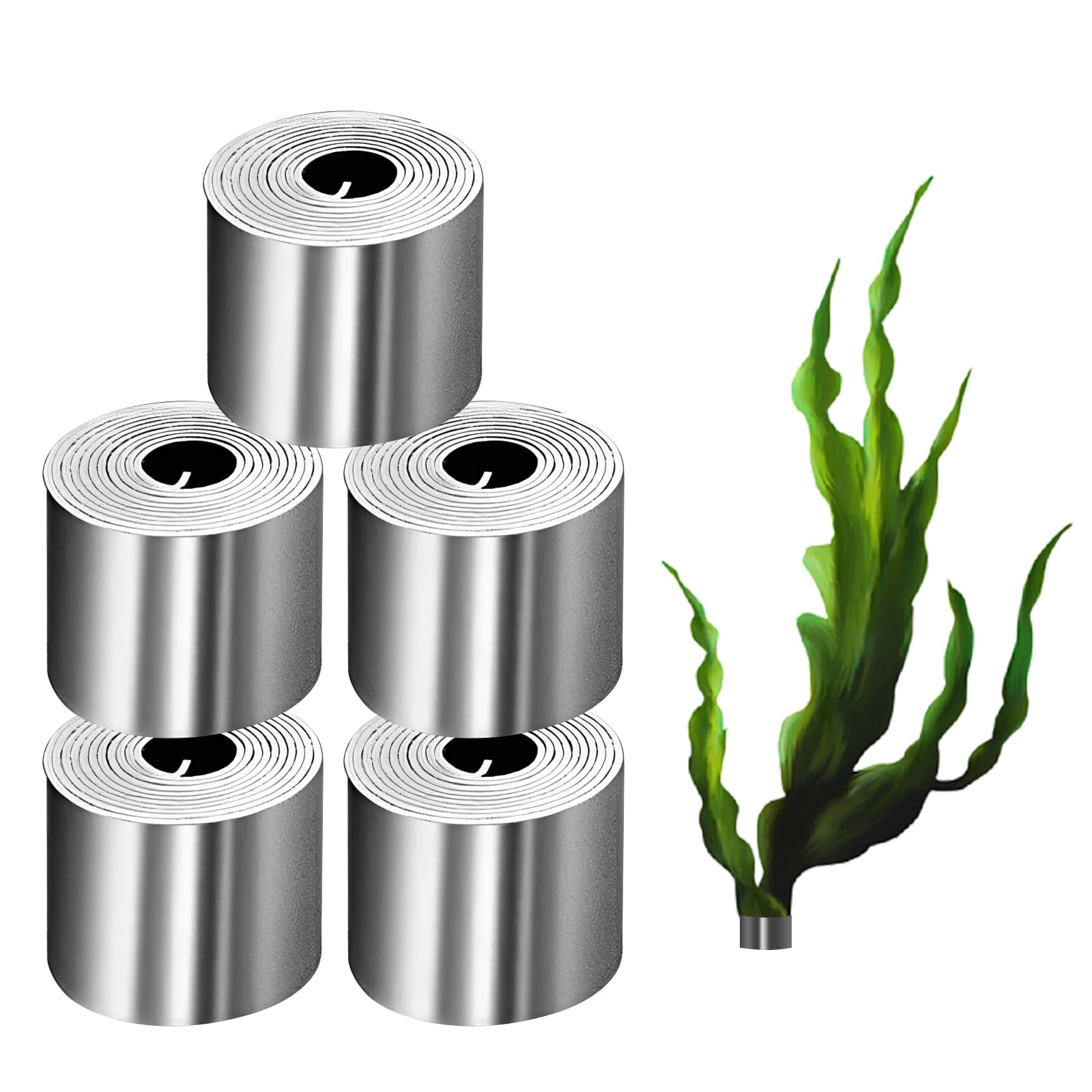 Solvica 5pcs Aquarium Plants Live Weights for Fish Tank,0.5 * 1500mm Aquarium Plant Holder