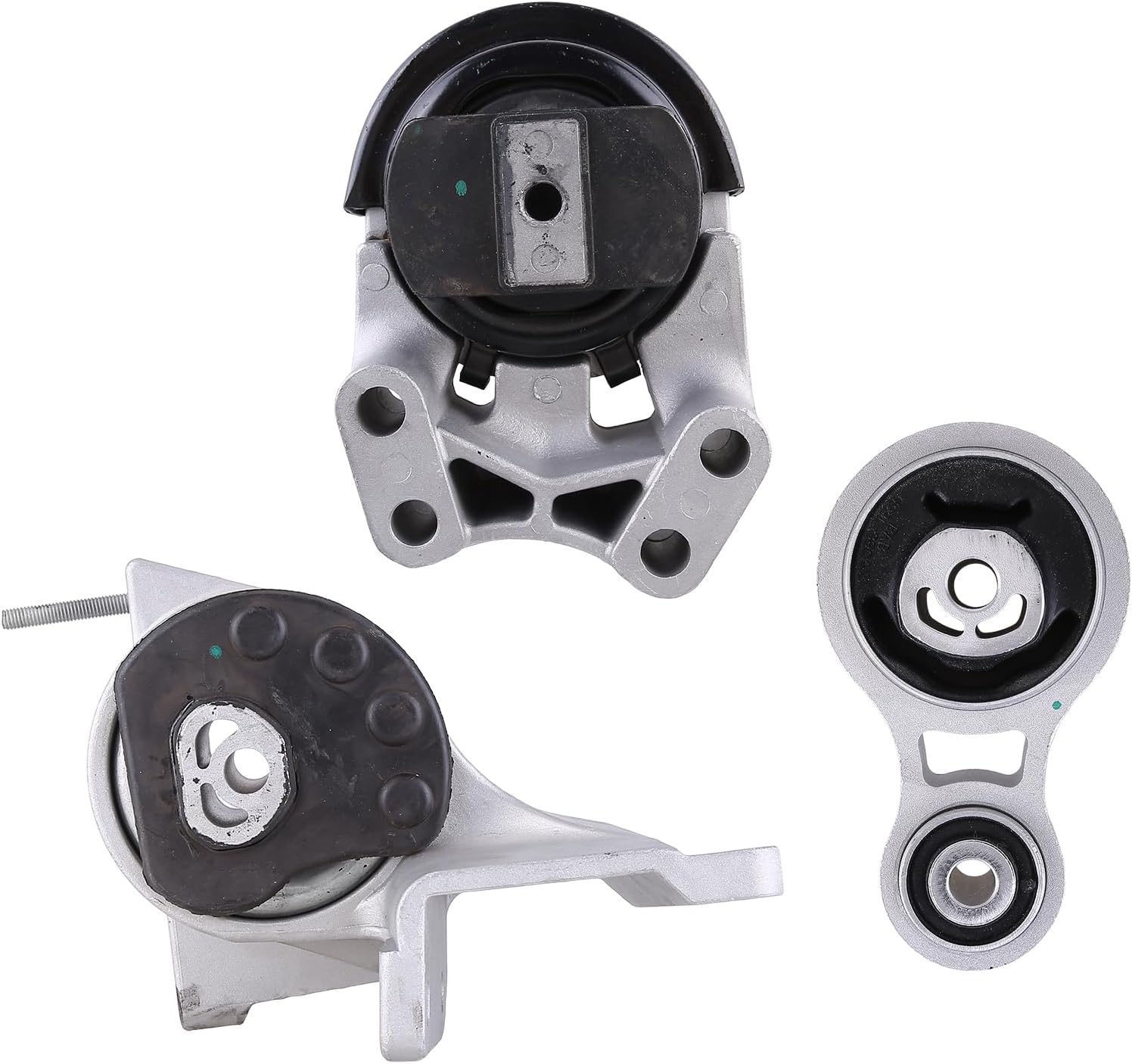 3 PCS Engine Motor Mount and Trans Mount Suitable for Ford Flex 2009-2012 V6-3.5L Automatic Transmission Replacement for 5425 5342 5429