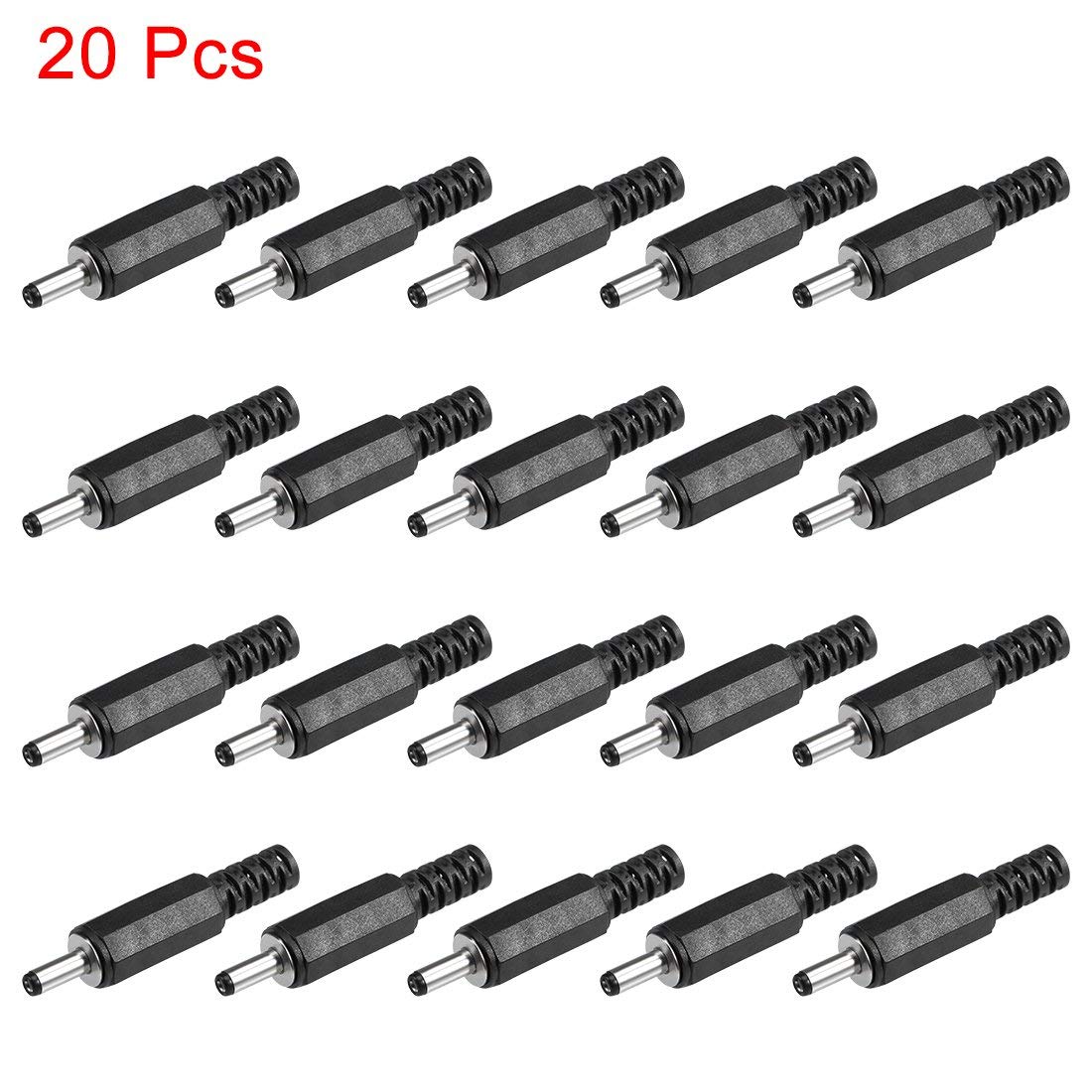 10 Connettori Alimentazione DC Spina Maschio 3.5x1.3mm - Saldabili - Generici