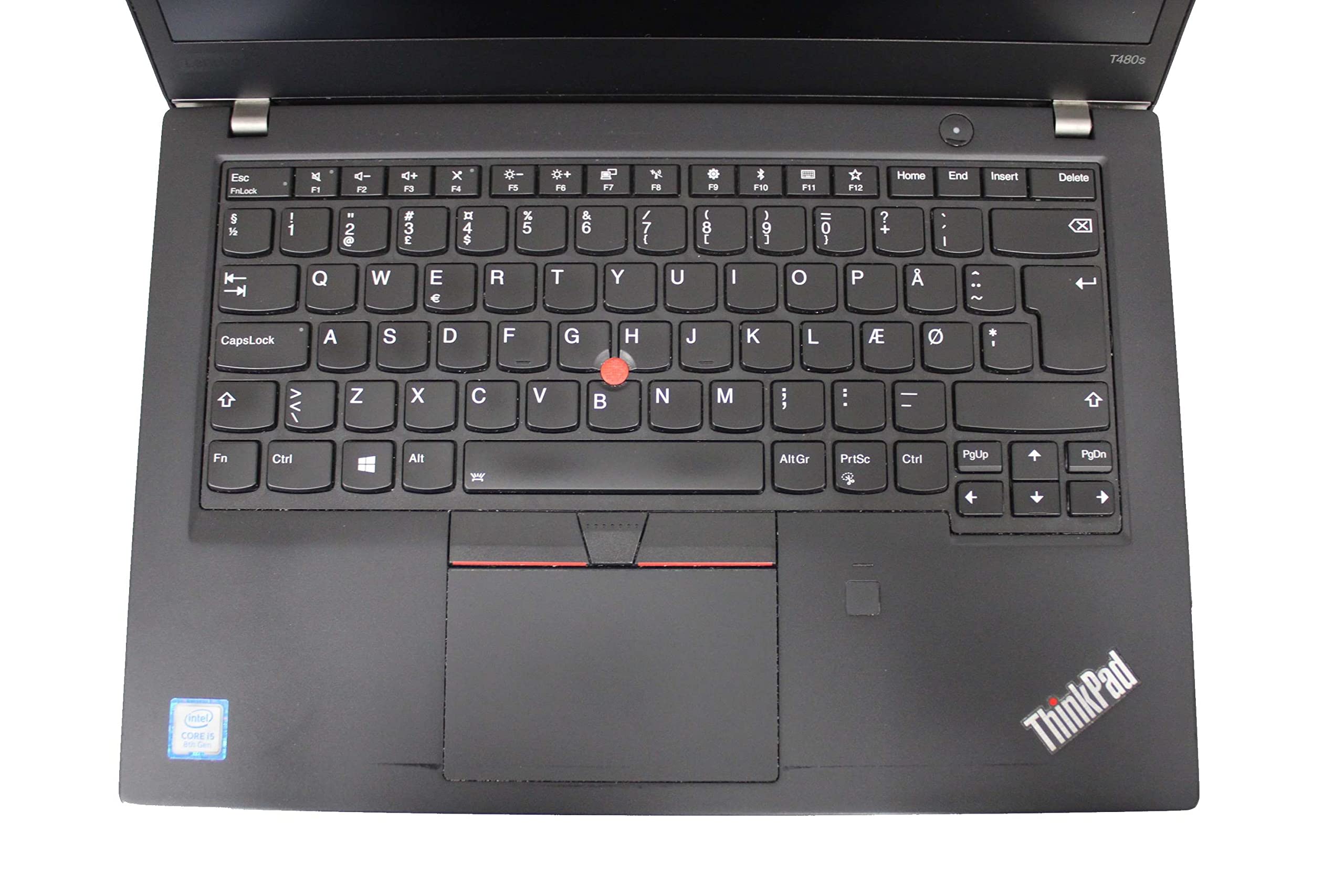 Lenovo ThinkPad T480s i5-8250U 16GB RAM 256GB SSD FHD IPS Fingerprint Backlight Webcam WWAN A- (Generalüberholt)