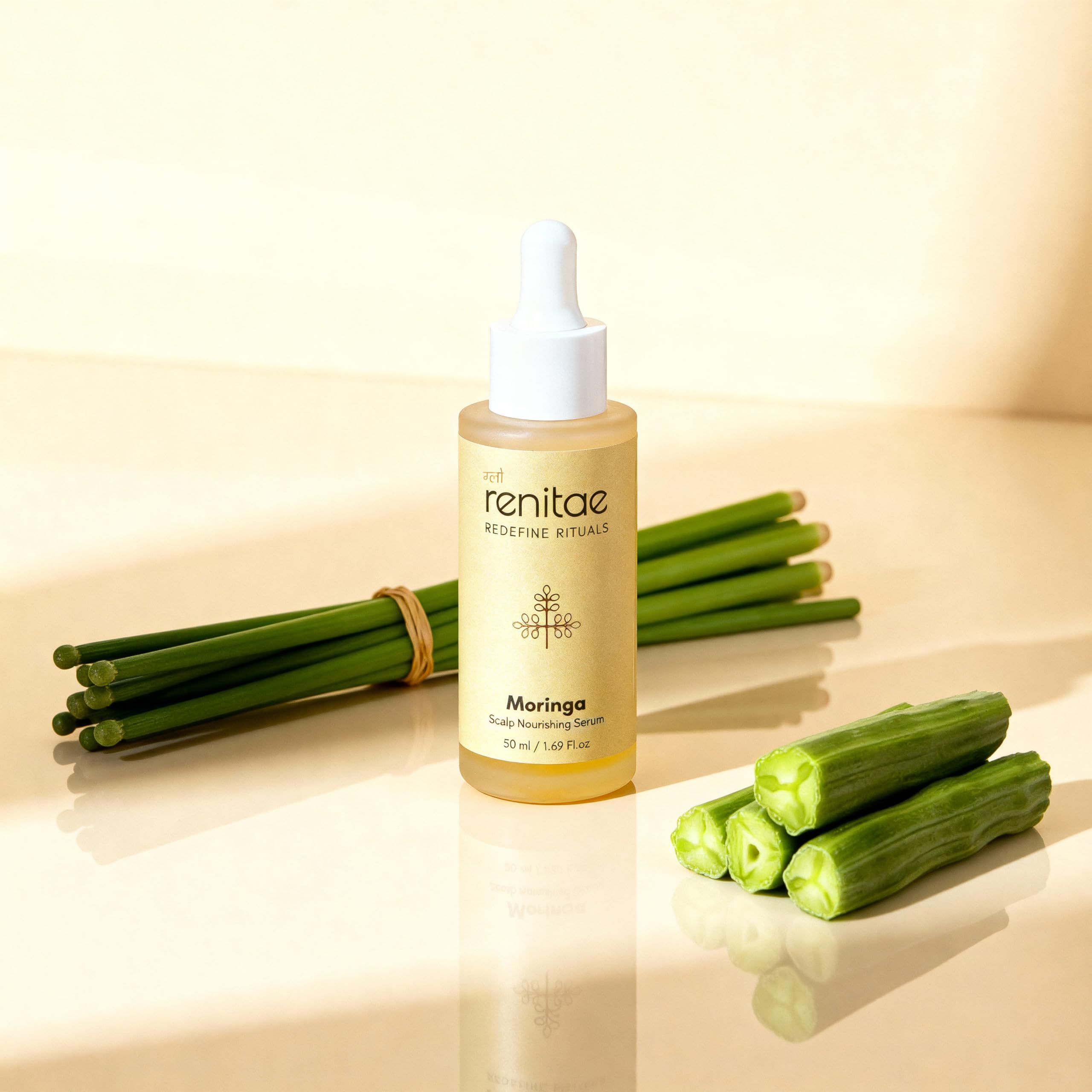 Moringa Scalp Nourishing Serum, Herbal Hair Growth & Anti-Aging, All Hair Types, 50ml + 10ml-image-28