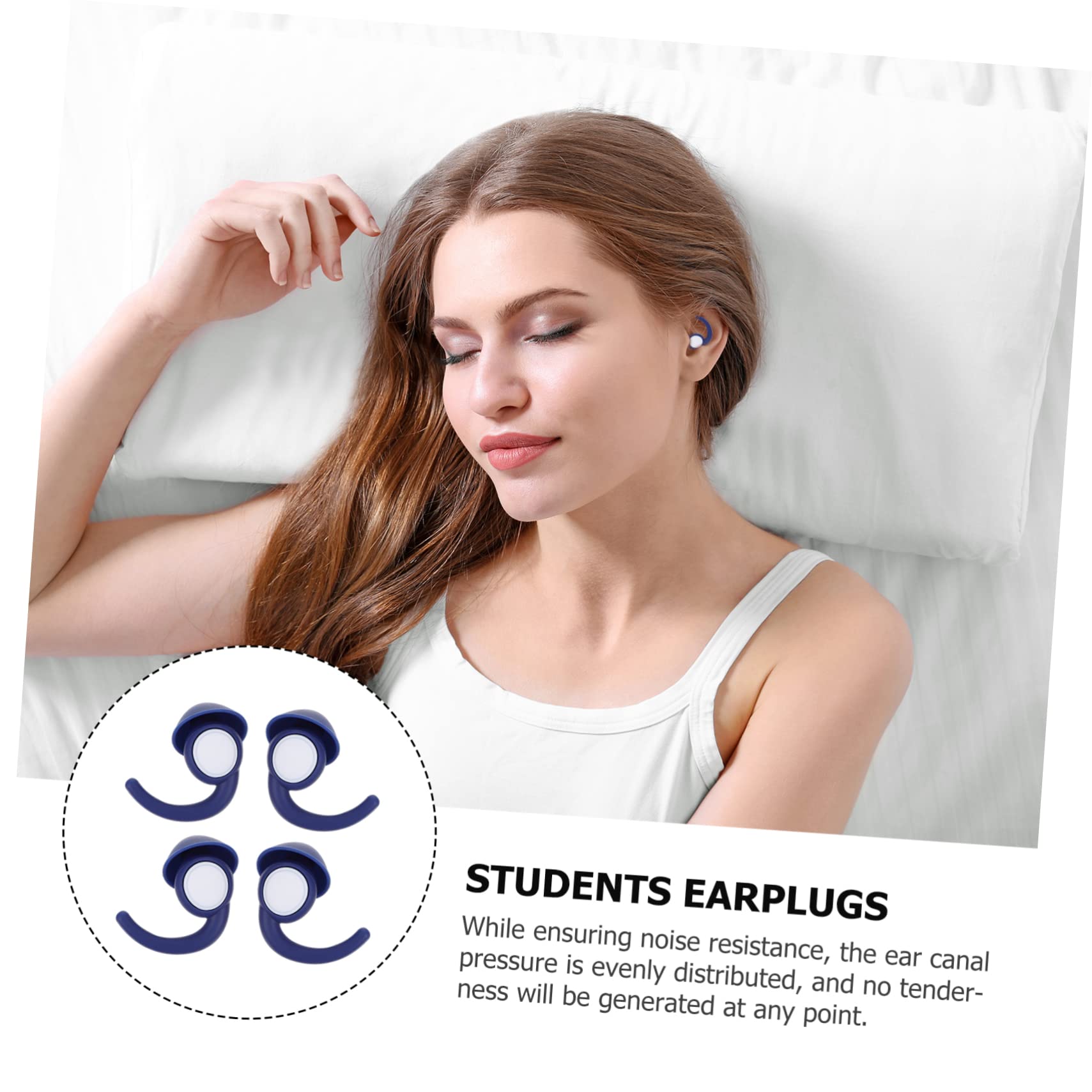 Beaupretty 6pares Tapones Antirronquidos De De Alimenticio Impermeables y Reutilizables Para y Para Dormir De Aislamiento De