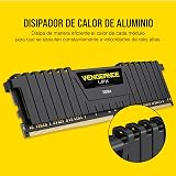 Corsair Vengeance LPX DDR4 RAM 32Go (2x16Go) Jusqu'à 3200MHz CL16 Intel XMP 2.0 Mémoire d'ordinateur - Noir (CMK32GX4M2E3200C16) - 4