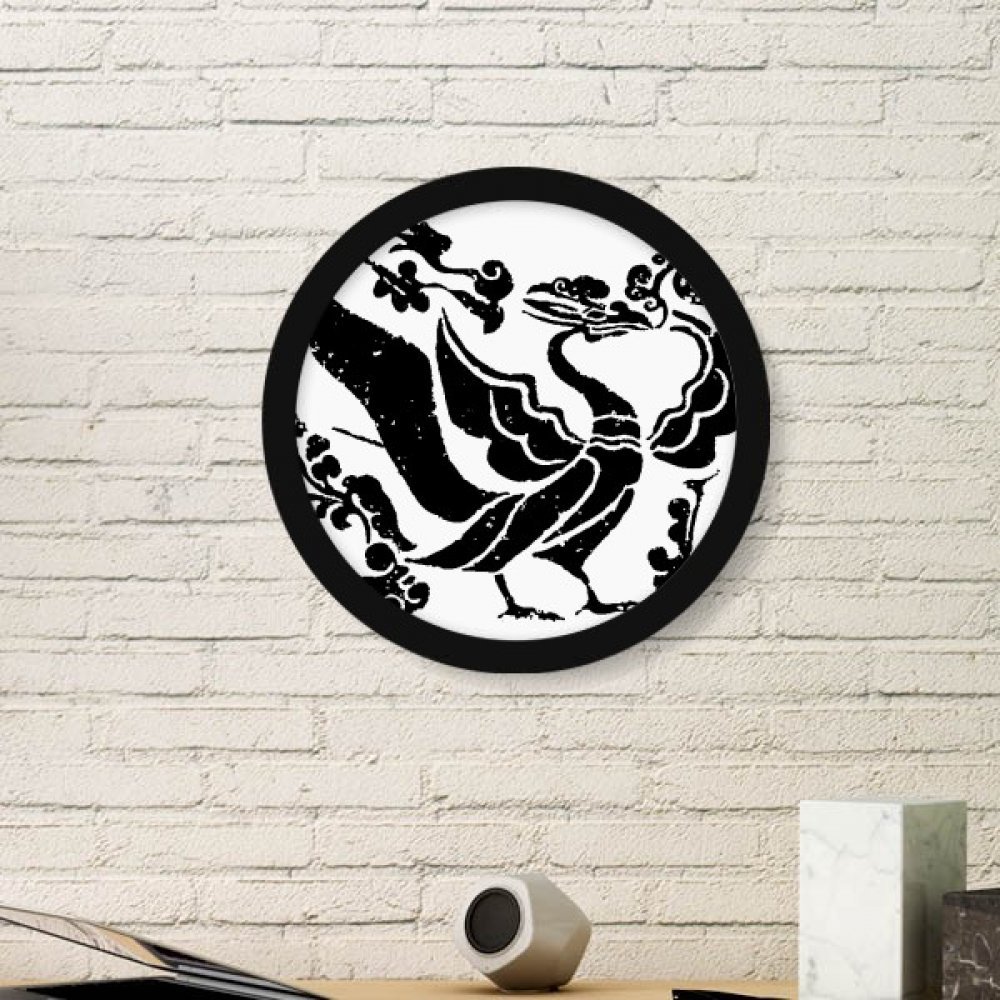 Peintures et sticker de style chinois avec cadre photo d'oiseaux anciens