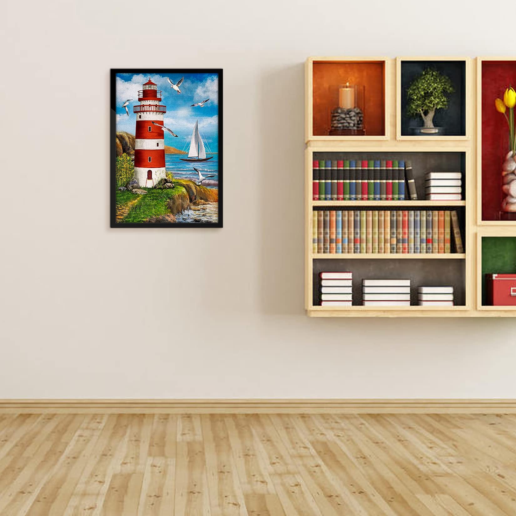 YYWEi 5D DIY Diamond Painting Kit -Lune- Peinture Diamant, Diamant Peinture Pour La Décoration à La Maison/Salon/Chambre/Bureau 30x40cm